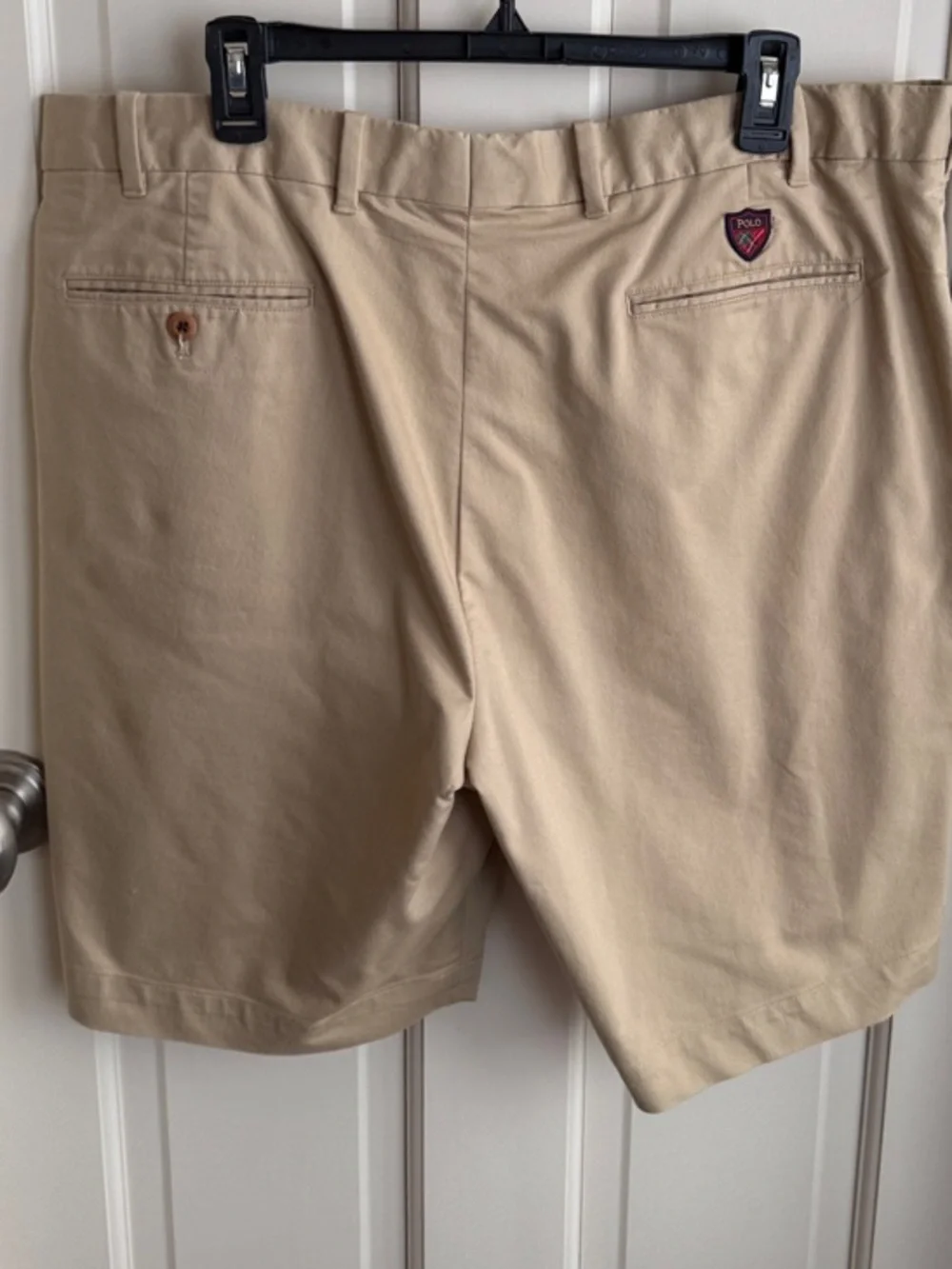 Polo by Ralph Lauren Beige Flat-Front Men's Golf Classic Fit Shorts